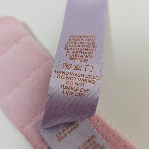 Savage X Fenty Bra Unlined Pink Metallic Gold Lace Mesh Wireless Women's S NWT - Picture 12 of 16